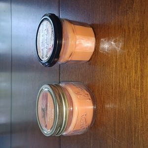 Set of two Peach Skin & Mint candles